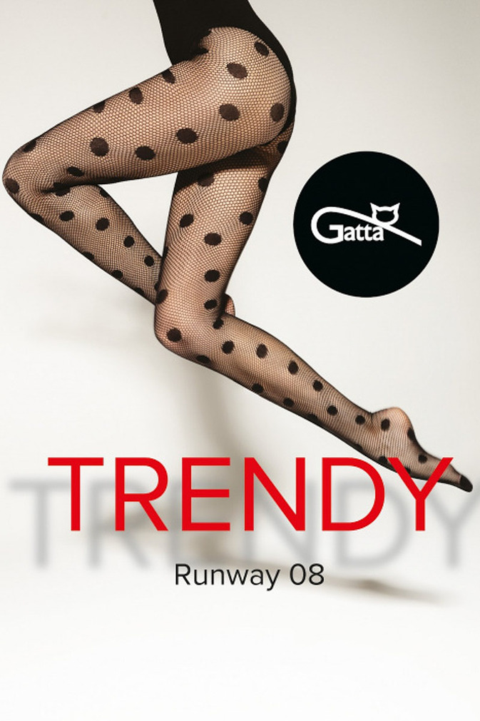Fekete matt necc harisnya Runway 08