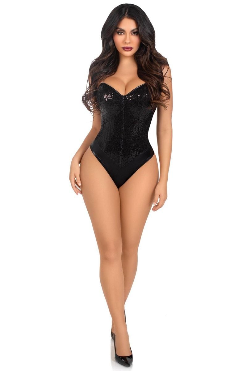 Fekete szexi body 2786