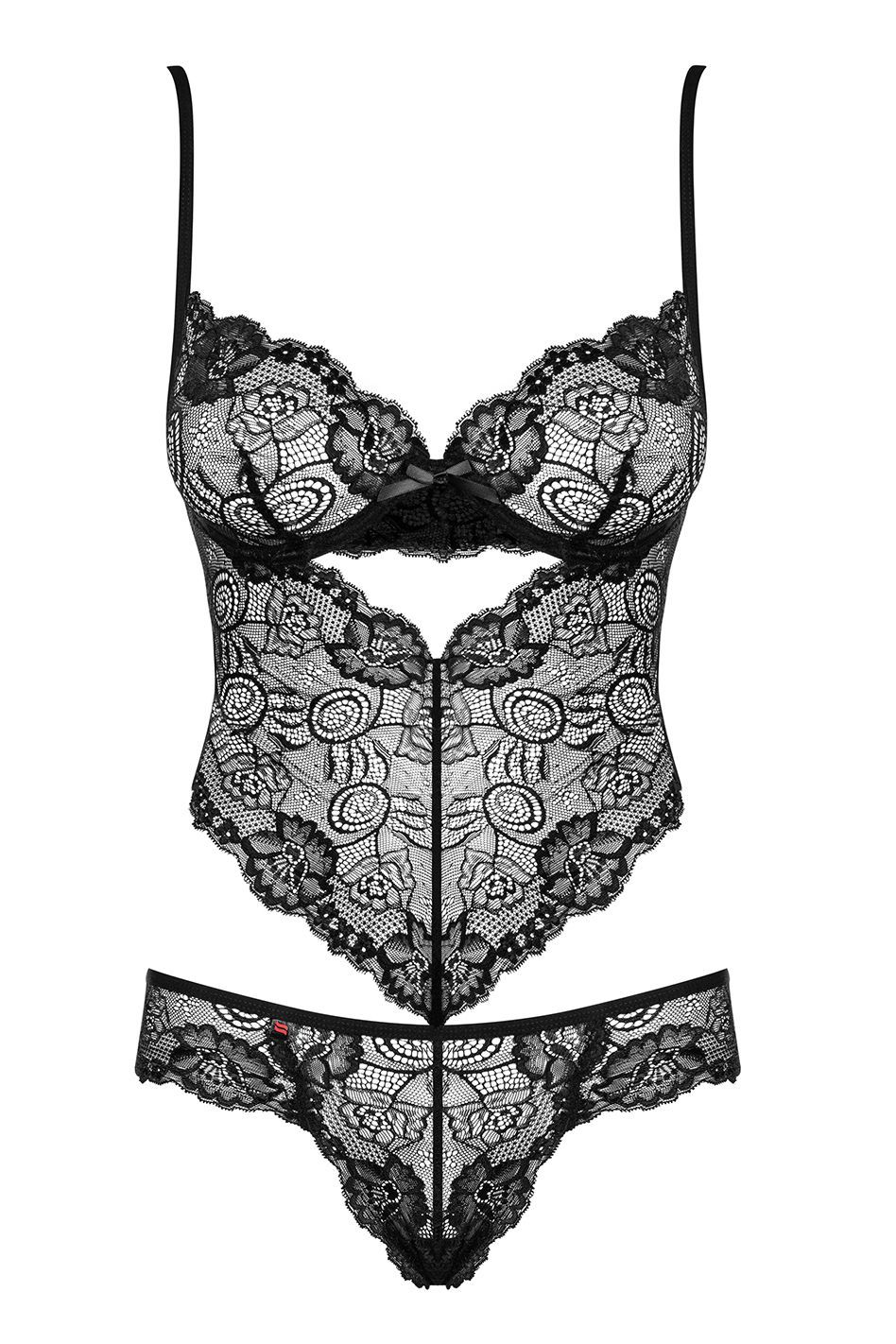 Fekete body Alluria