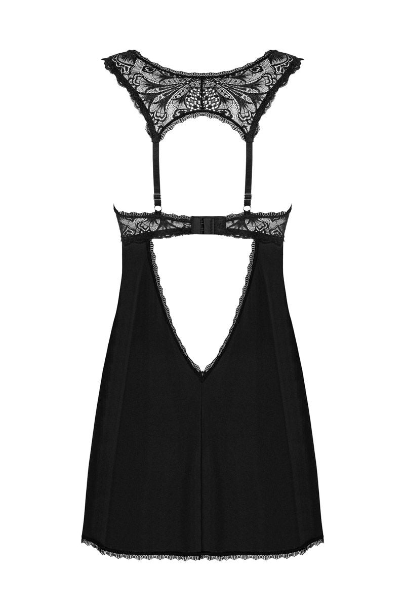 Fekete babydoll neglizsé Donna Dream