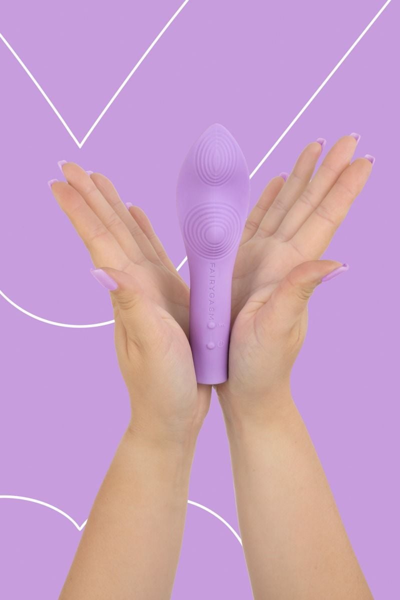 Lila vibrátor a csikló stimulálásához Luna Charm 15cm