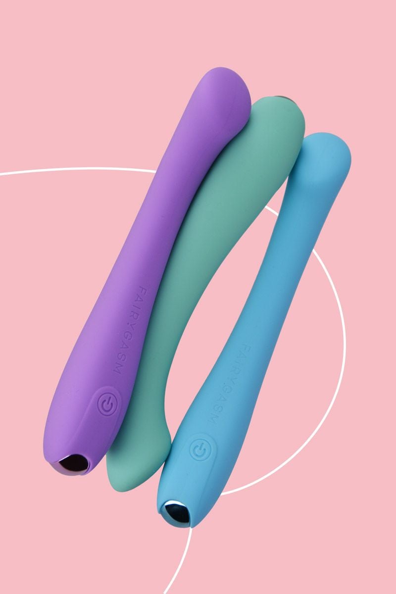 Világoslila rugalmas G-pont stimulátor vibrátor MerryWand 17,5cm