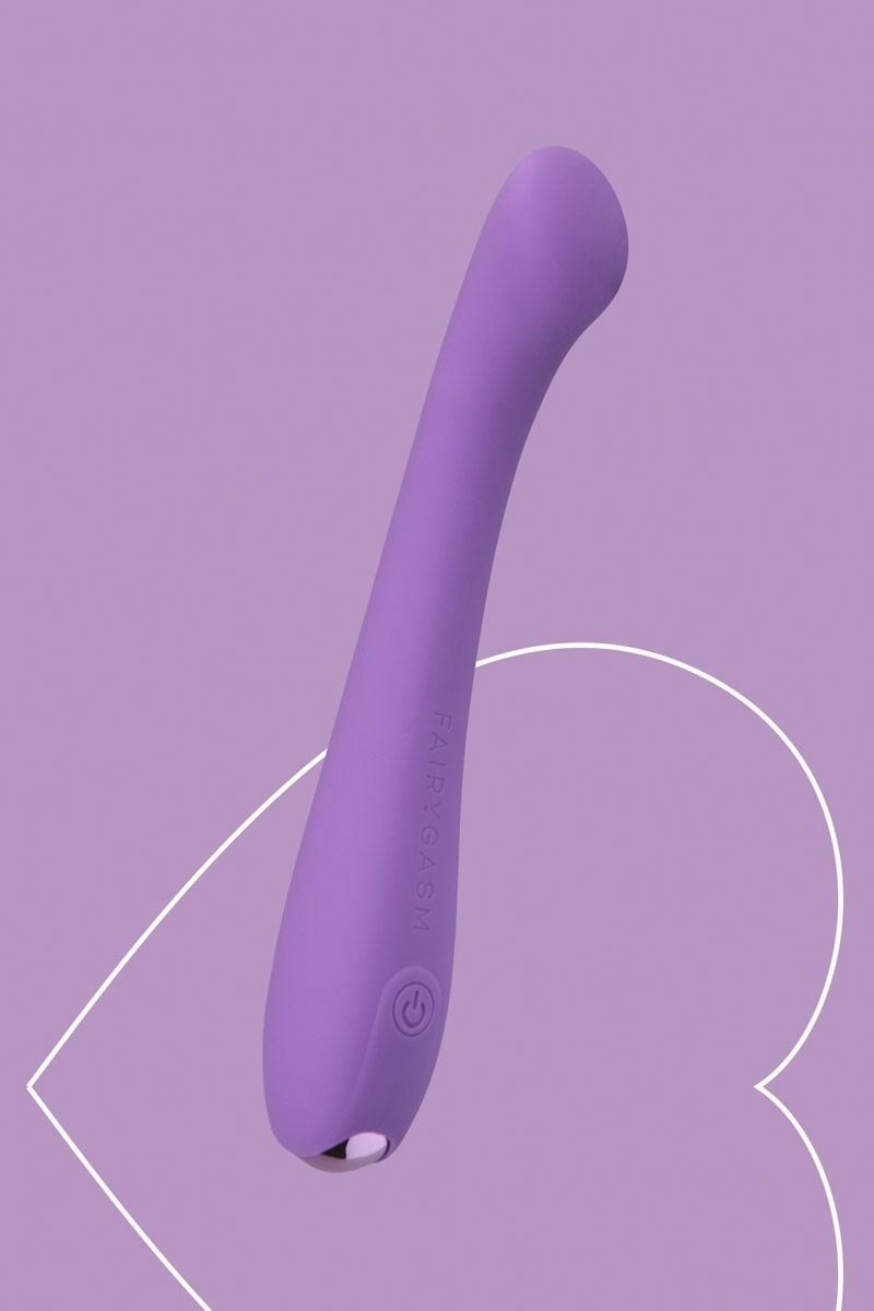 Világoslila rugalmas G-pont stimulátor vibrátor MerryWand 17,5cm