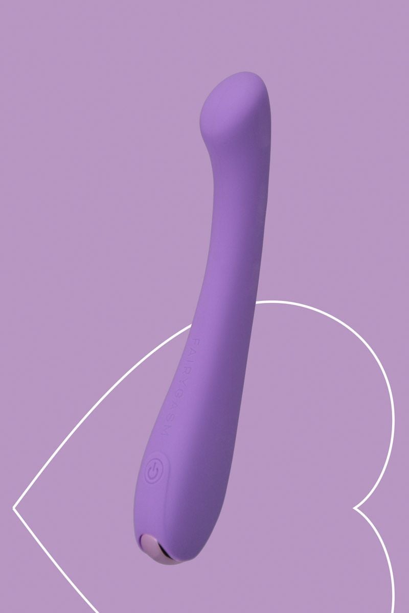 Világoslila rugalmas G-pont stimulátor vibrátor MerryWand 17,5cm
