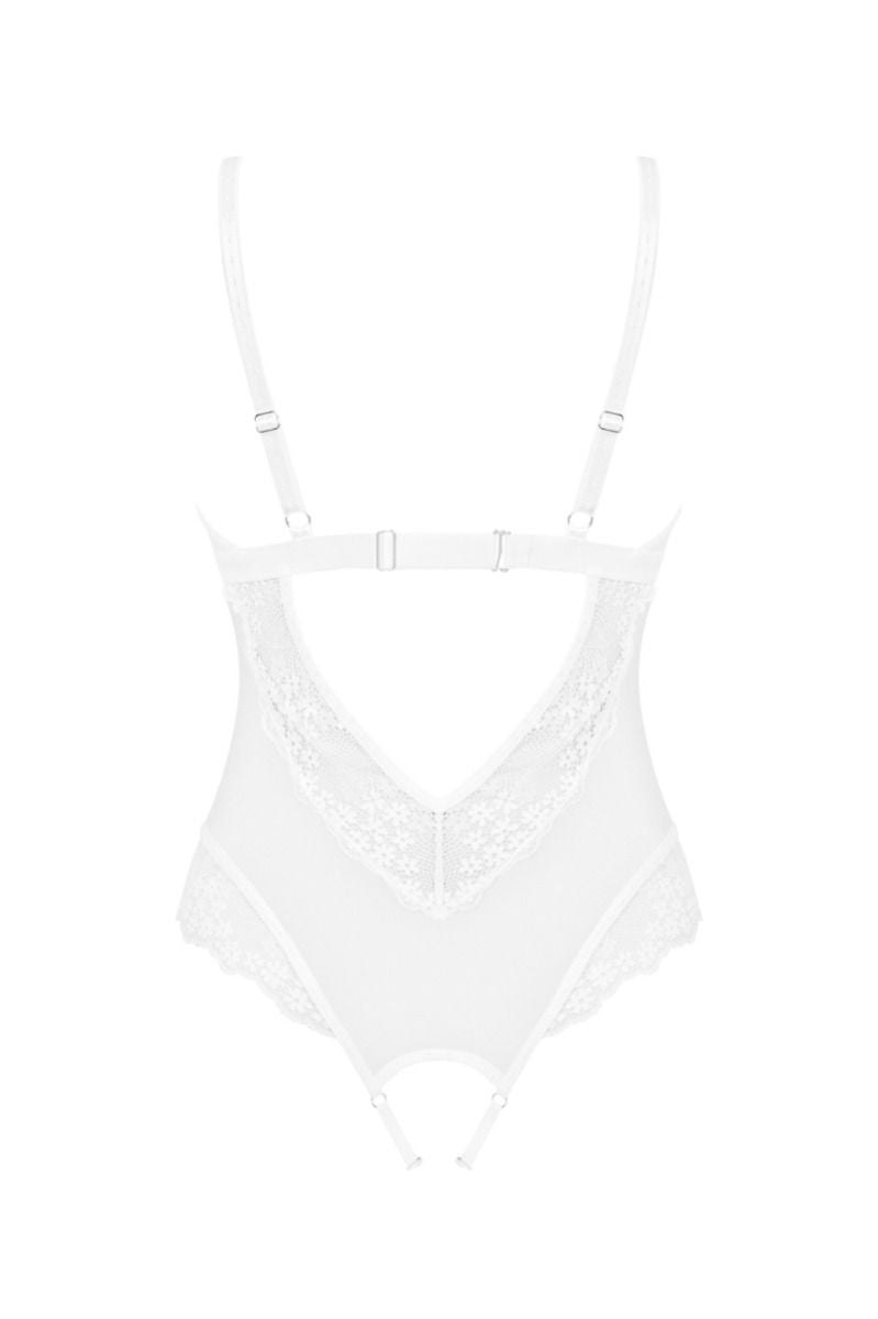 Fehér open-crotch body Heavenlly