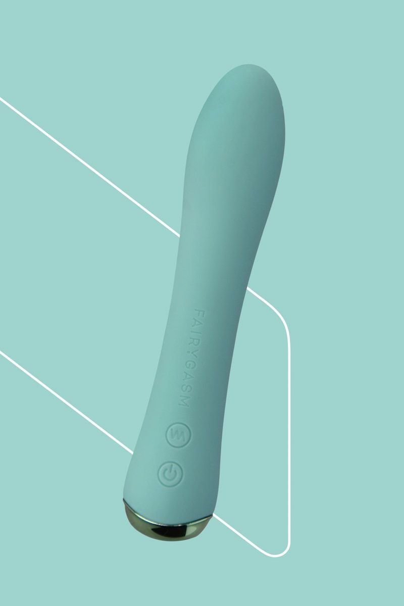 Zöld fűthető vibrátor WowGenie 17,5cm